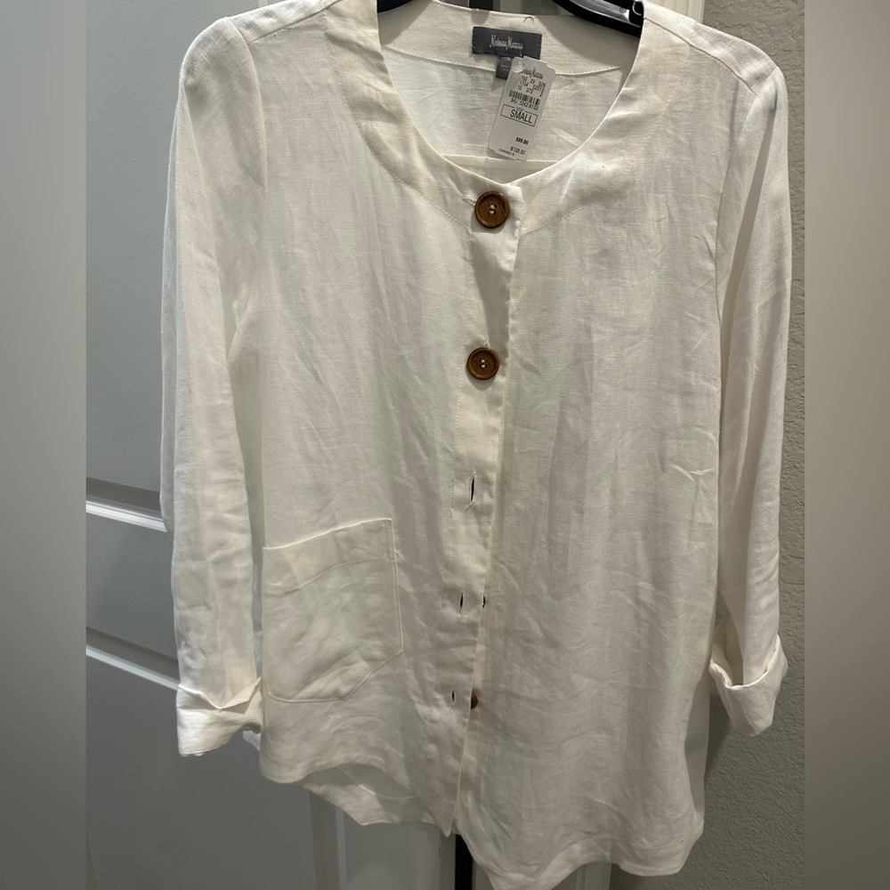 Nieman Marcus linen jacket